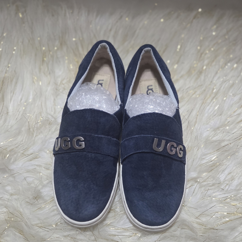 UGG Navy Blue Slip-On Shoes